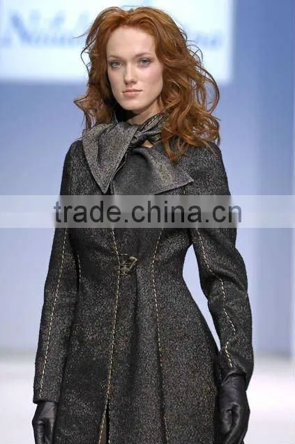 ladies cotton fashion coats cotton long coats