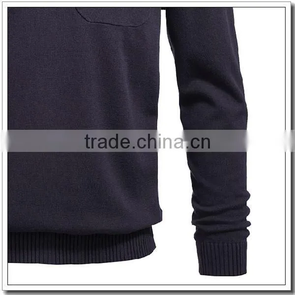 Men's cashmere half cardigan