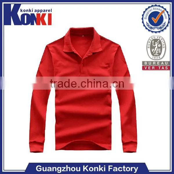 manufacturers oem branded long sleeve dry fit polo tshirt