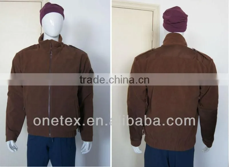 Men's Army fleece softshell jacket