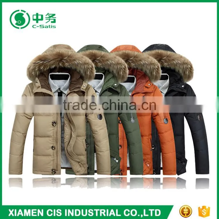 Custom Colorful Comfortable Mens Down Jacket for Winter