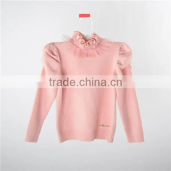 100% Cotton models sweater for girls children clothing