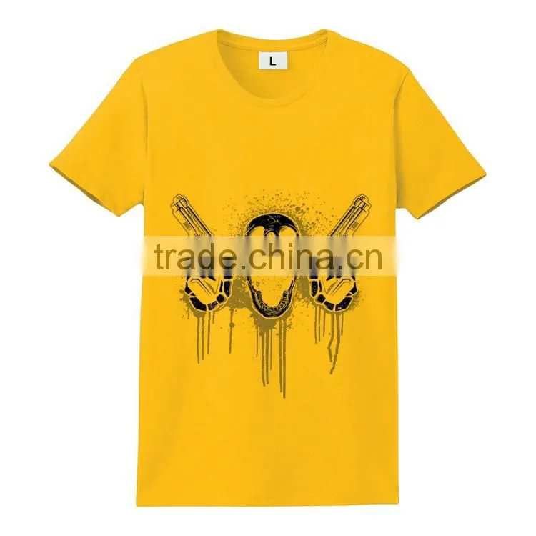 Wholesale Designer T Shirts Fancy Printing Bulk 100 Cotton Camisas Para Hombre