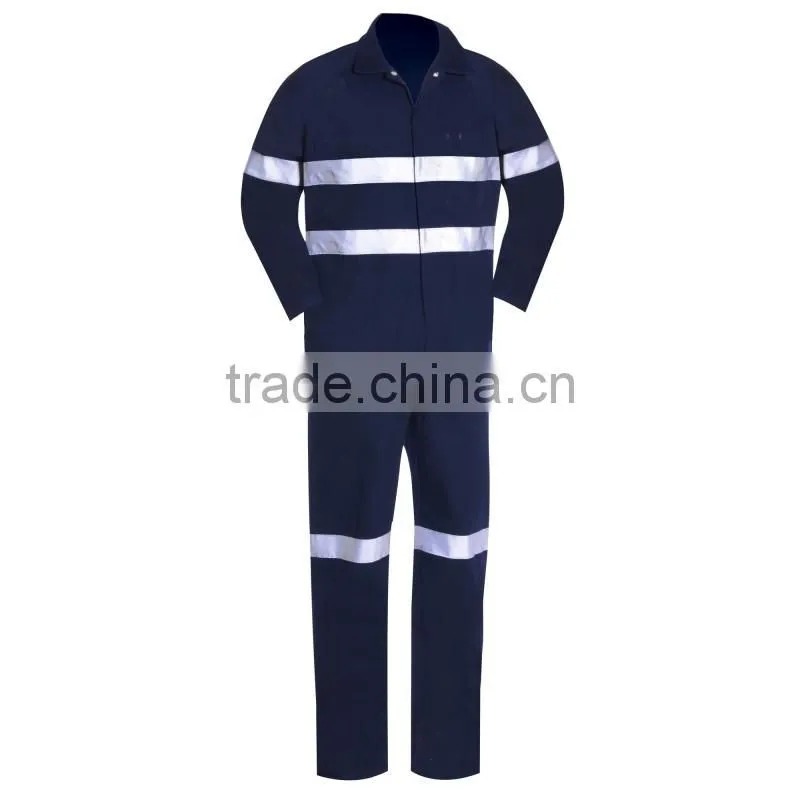 lightweight cotton coveralls with reflective tape