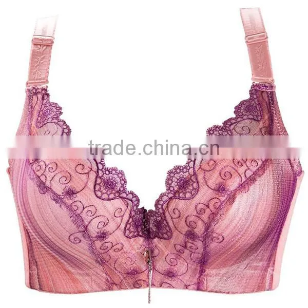 2015 new arrival hot selling Nylon & Spandex Push-up Bra