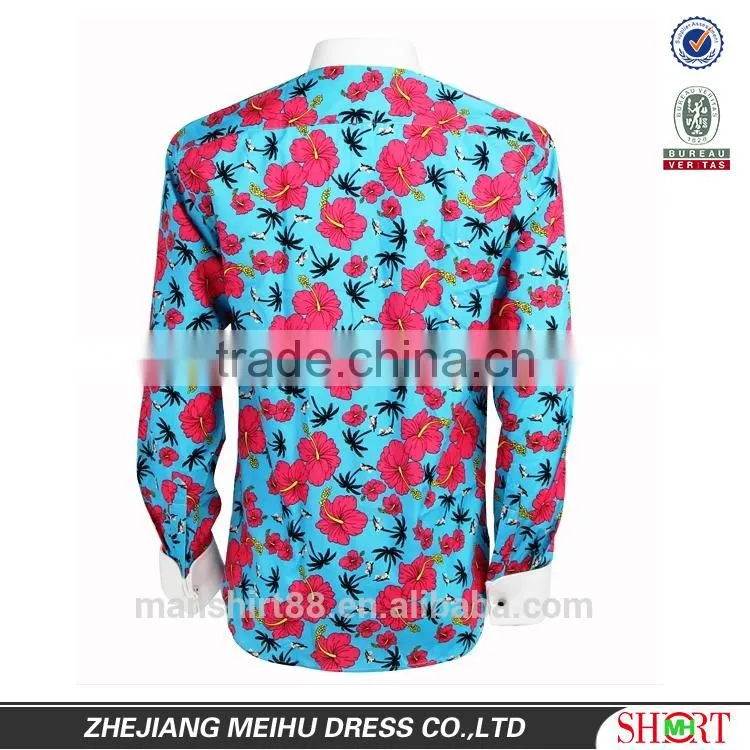 2017 custom french cuff marcella digital print dress shirt tuxedo shirt