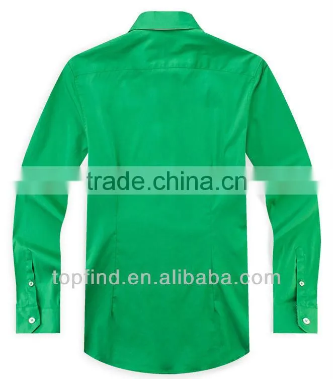 Bright color casual botton shirt