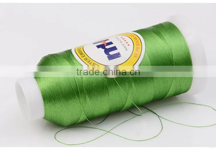 China wholesale 300d/3 100% polyester embroidery thread 300 3