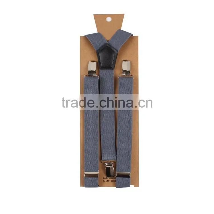Clip-on Belt Adjustable Mens Women Elastic Braces Suspenders Y-Back 2017