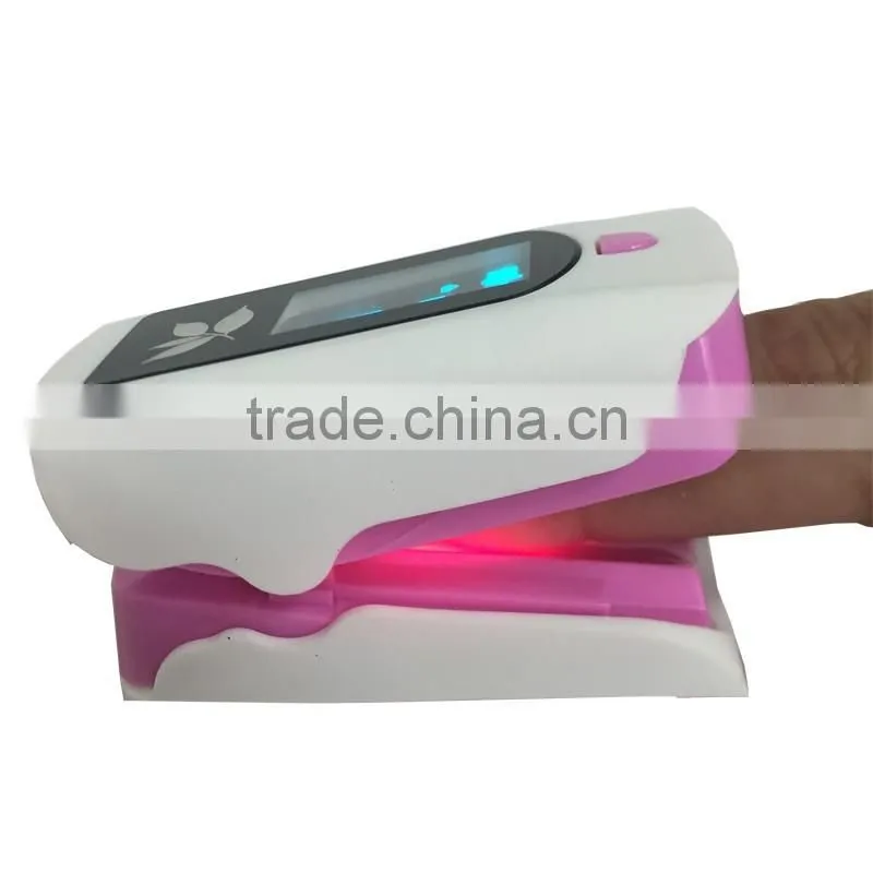 Fingertip Pulse Oximeter Blood Oxygen Saturation Monitor with lanyard