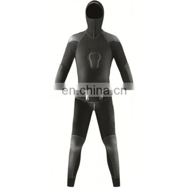 Customized 13-16mm Yamamoto Neoprene Two pieces Spearfishing suit for deep sea