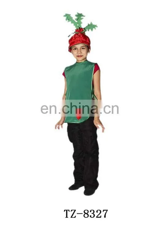 TZ8213 Best Selling Kids Perform Carnival Eggplant Vegetable Costume
