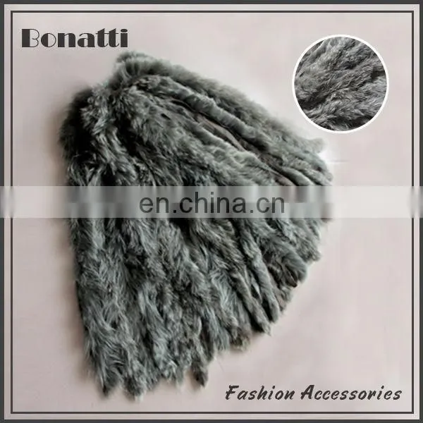 Hight quality white fox tail fur trim