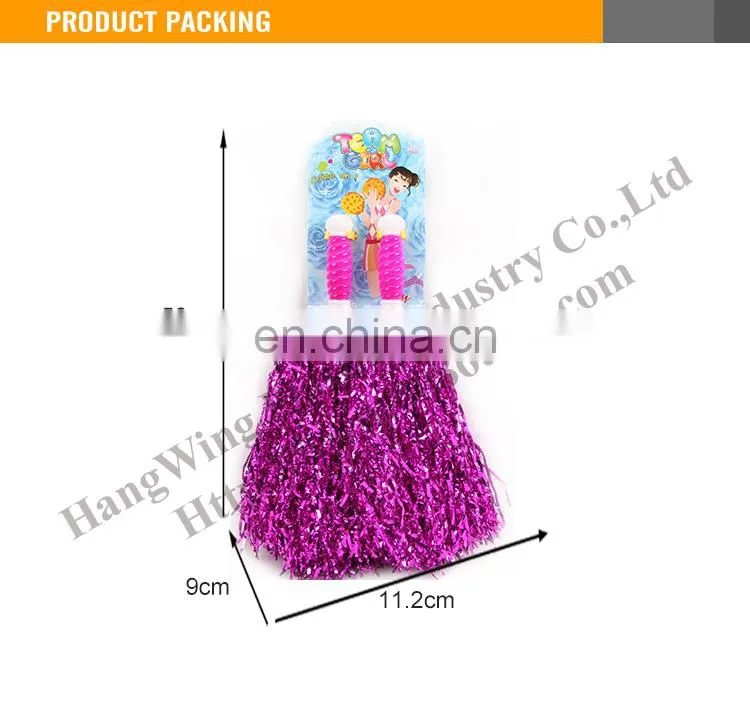 Funny kids toy Cheerleaders color bar cheerleading pom poms