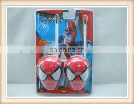 plastic superman kids walkie talkie toy,interphone toy