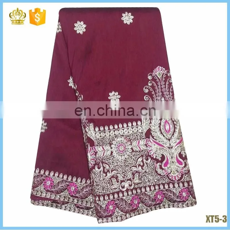 2016 Fashionable sequins george fabric/African george lace/african raw silk george lace fabric A16022307
