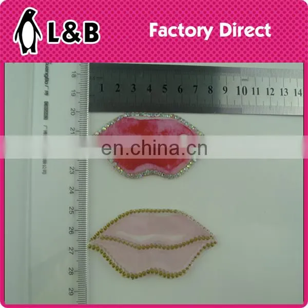 High quality new deesign hot fix rhinestone patch