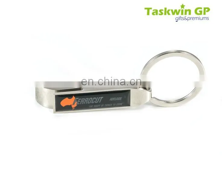 Bottle Opener Keychain Type and aluminium alloy Material bottle opener keyring