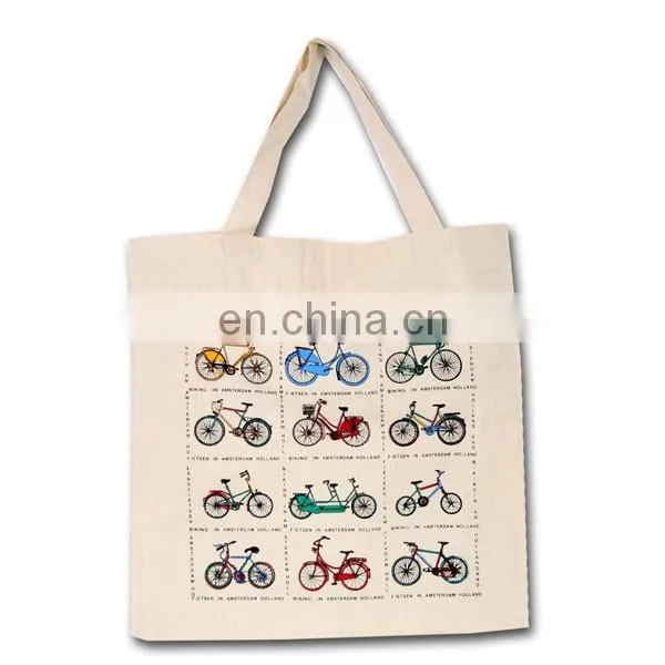 custom personalized red cotton tote bags printed logo