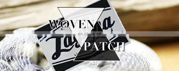 Custom Brand Logo Fabric Woven Patch/Badges For Islamic School Uniforms