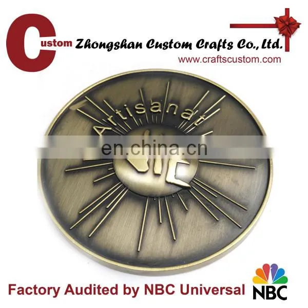 custom enamel color metal coin rose 2 euros coin replica