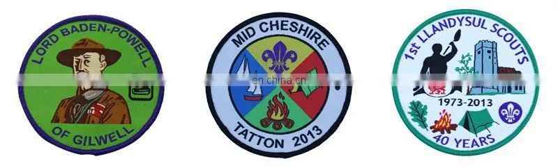 colorful design badge