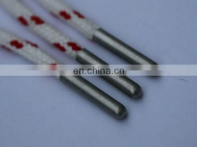 Hot selling reflective tape braided 3m shoelace with silver aglet