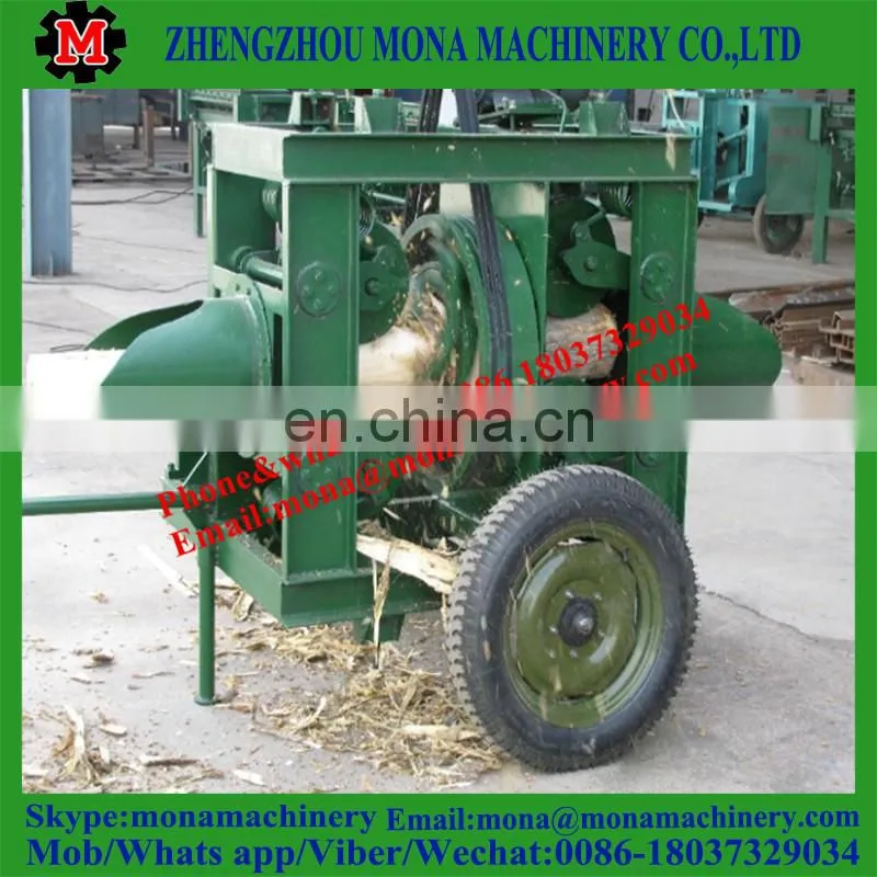 Automatic wood log peeling machine / wood log peeler