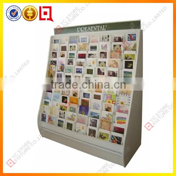 2016 High qulity wooden greeting card racks