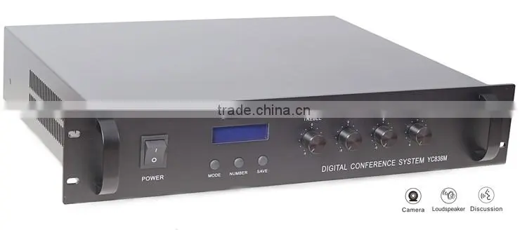 Conference room audio system desktop microphone video camera auto track system YC836