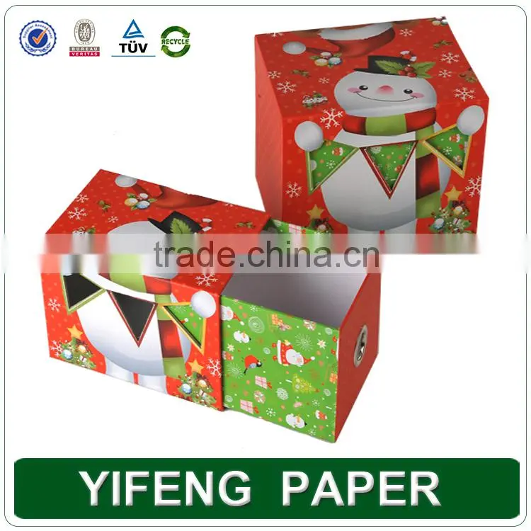 Custom Design Exquisite Handmade Decorative Christmas Gift Box