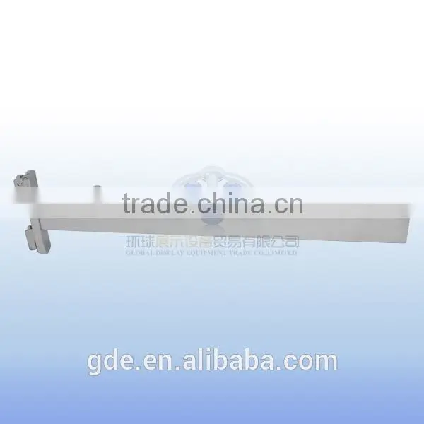 Metal chrome 7-bead display hook fit to slotted channel