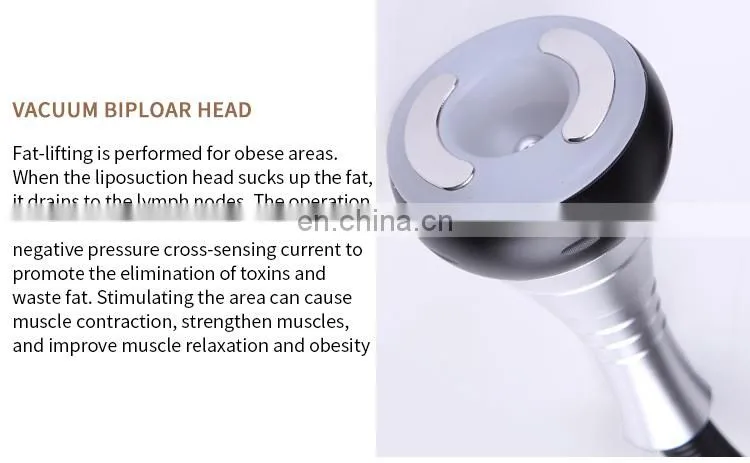 40K Cavitation Machine 6 In 1 Lipo Laser Multipolar RF Vacuum Slimming Instrument For Cellulite Massage Body Shaping Instrument