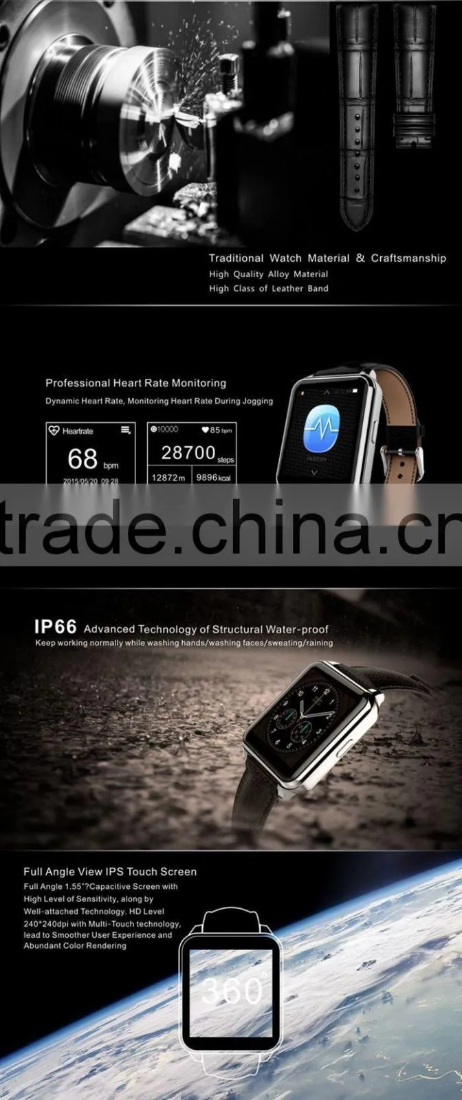 digital wristwatch smart bluetooth watch ask and dial call with heart rate monitor
