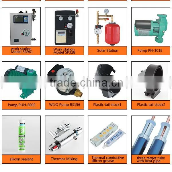 TOP 10 solar collector company in Haining produce vaccum tube Heat pipe solar collector