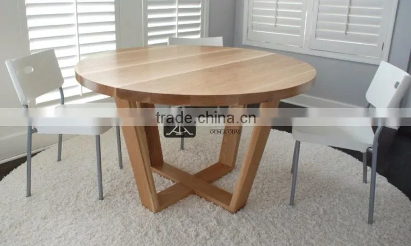 DT-072 Breakfast Round Wood Eating Table