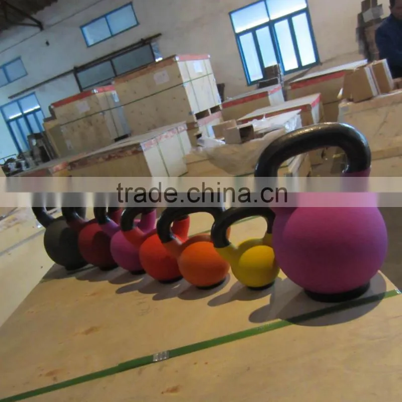 Vinyl Kettlebell with Rubber Base