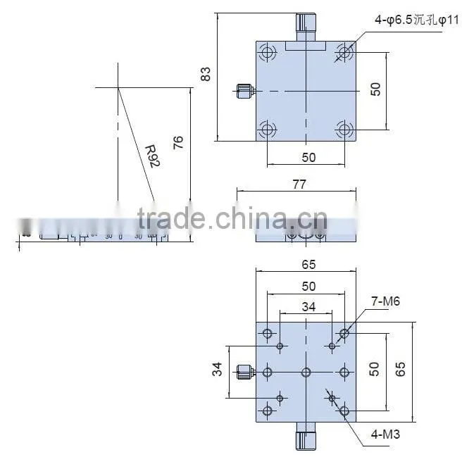 manual goniometer stage, goniometer moving stage, manual positioning stages, positioning tables, manual stage +/-10