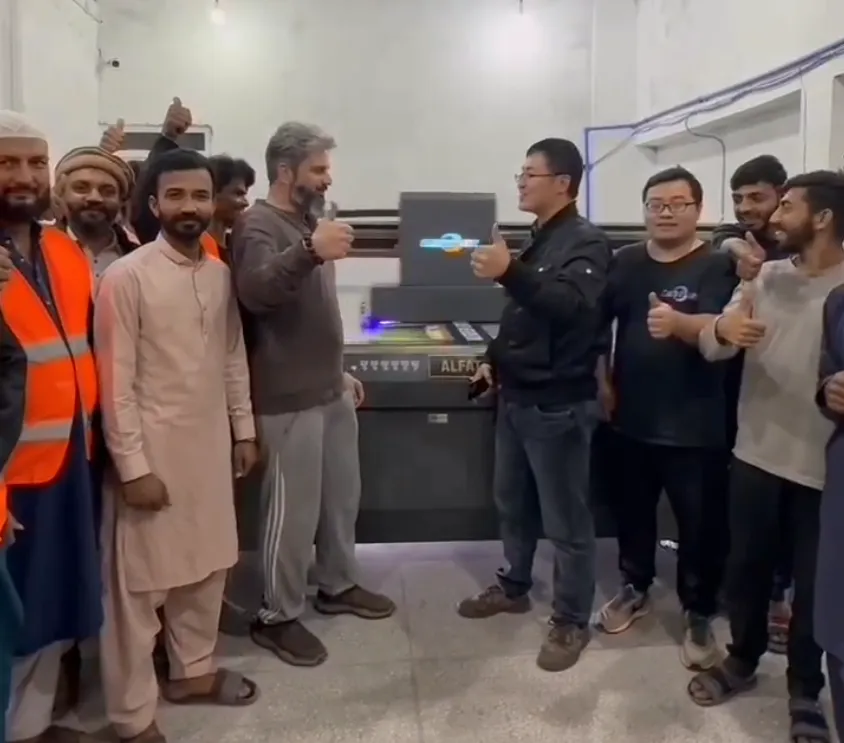UV Flatbed Printer Installed in Pakistan