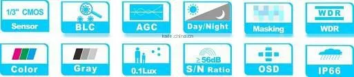 Alibaba Hot Selling 2.0MP PTZ HD-TVI Speed Dome Camera CMOS 1080P Camera Outdoor TVI PTZ With Waterproof