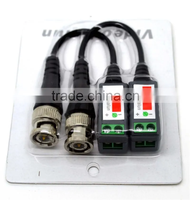 Coax CAT5 Camera CCTV BNC Video Balun Cable Transceiver Channel Passive