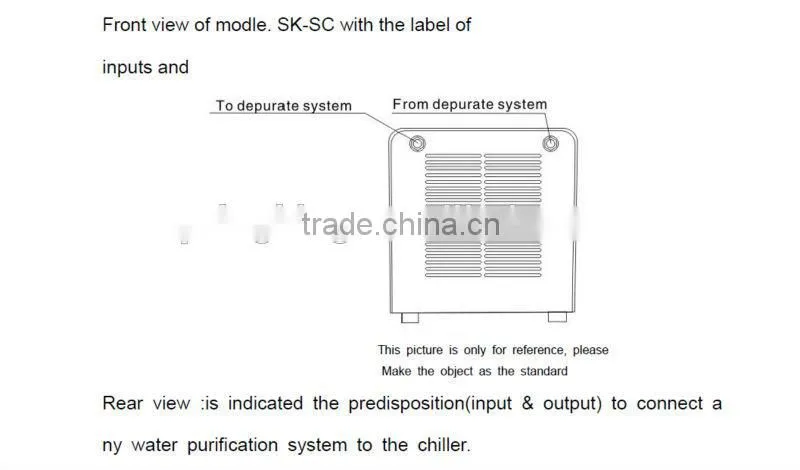 Drinking water fountains for home/bar with stylish RO filter faucet output soda chiller pure water for family