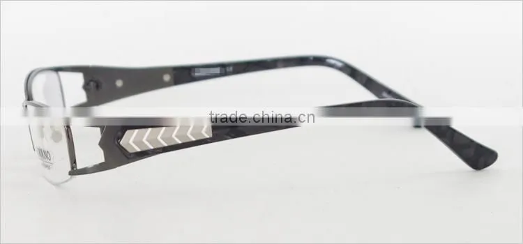 Half-rim Metal High Class Fashion Cheap Plastic Glasses Frames Spectacles Glasses Frames