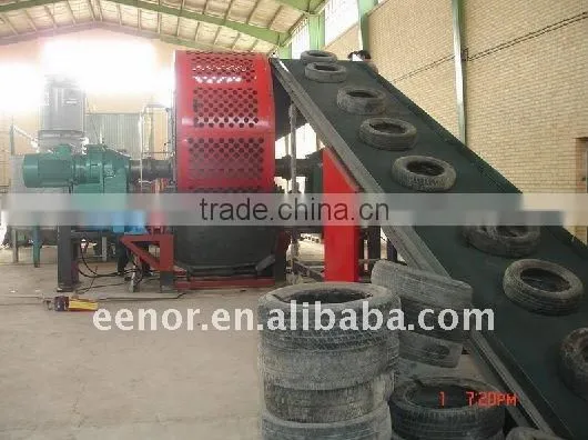 hot sale high quality green environment tire recycling into rubber powder machine