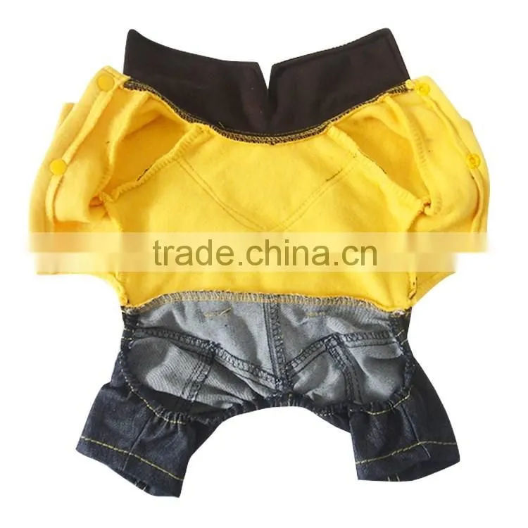 Cowboy spring and autumn Winter Western denim pet dog skirt