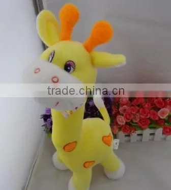 plush stuffed giraffe deer toys/for chiristmas gifts giraffe deer toys/plush deer toys