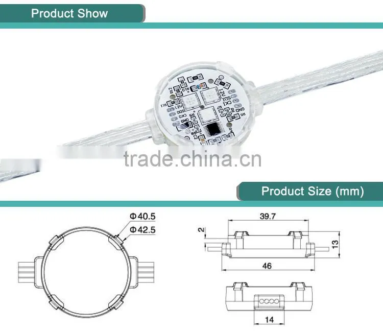 YD IP68 CE UL FCC V-0 Wonderful Advertising Pixel Outdoor logo LED Display Lights