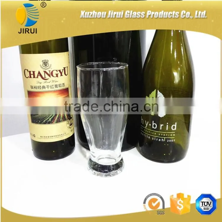 big and small skidproof hotel glass cup / restaurant clear drinking glass/wholesale water glass