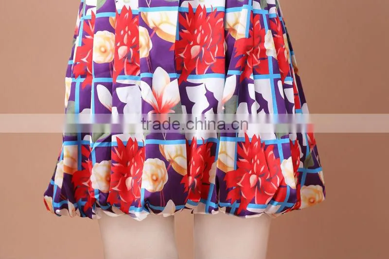 sleeveless woman pattern summer dress by dress manufacturer(Stock)