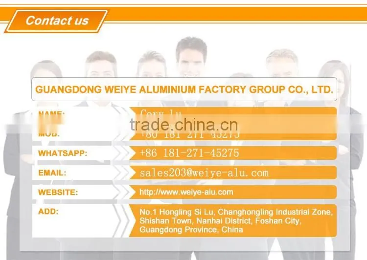 6005 T3-T8 0.8-1.4mm aluminum extruded for garden fence with polished finish